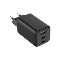 ALKAYA 65W WALL CHARGER TRIPLE PORT (TYPE-A + TYPE-C) - BLACK