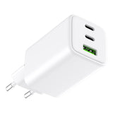 ALKAYA 65W WALL CHARGER TRIPLE PORT (TYPE-A + TYPE-C) - WHITE