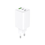 ALKAYA 65W WALL CHARGER TRIPLE PORT (TYPE-A + TYPE-C) - WHITE