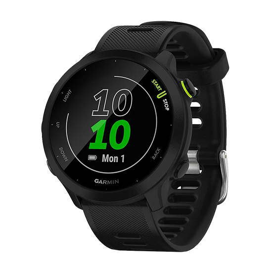 WATCH GARMIN FORERUNNER 55 GPS 26MM BLACK BAND - BLACK