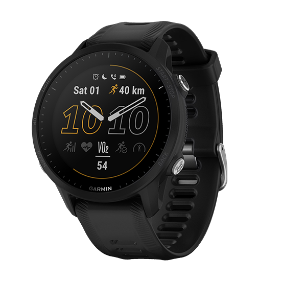 WATCH GARMIN FORERUNNER 955 GPS 33MM GRAPHITE BAND - BLACK