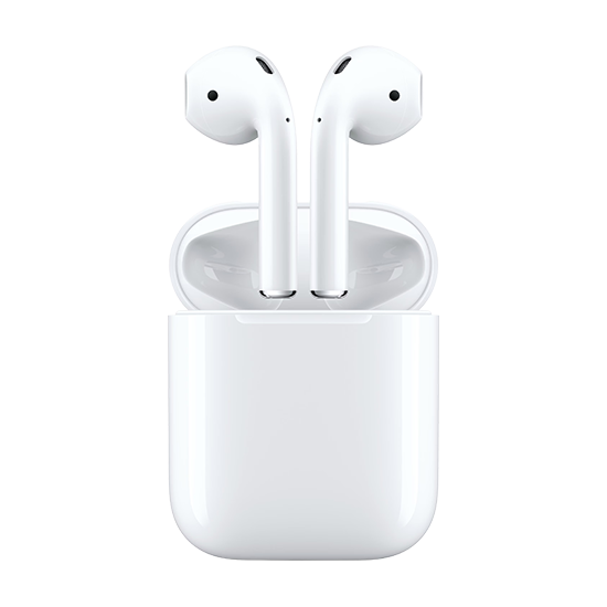 APPLE AIRPODS 2ND GEN. WITH LIGHTNING CHARGING CASE - WHITE