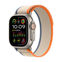 WATCH APPLE WATCH ULTRA 2 LTE 49MM TITANIUM CASE WITH TRAIL LOOP S/M - ORANGE/BEIGE