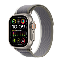 Watch Apple Watch Ultra 2 LTE 49mm Titanium Case with Trail Loop S/M - Green/Grey