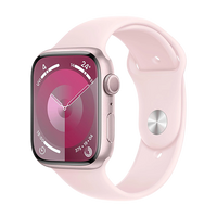 Watch Apple Watch Series 9 GPS 45mm Pink Aluminium Case with Sport Band S/M - Light Pink