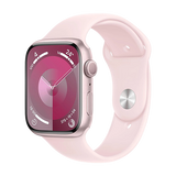 Watch Apple Watch Series 9 GPS 45mm Pink Aluminium Case with Sport Band S/M - Light Pink