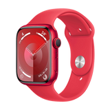 WATCH APPLE WATCH SERIES 9 GPS 45MM (PRODUCT)RED ALUMINIUM CASE WITH SPORT BAND S/M - (PRODUCT)RED