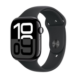 Watch Apple Watch Series 10 GPS 42mm Jet Black Aluminium Case with Sport Band M/L - Black