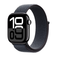 Watch Apple Watch Series 10 GPS 42mm Jet Black Aluminium Case with Sport Loop - Black