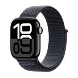 Watch Apple Watch Series 10 GPS 42mm Jet Black Aluminium Case with Sport Loop - Black