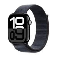 Watch Apple Watch Series 10 GPS 46mm Jet Black Aluminium Case with Sport Loop - Black