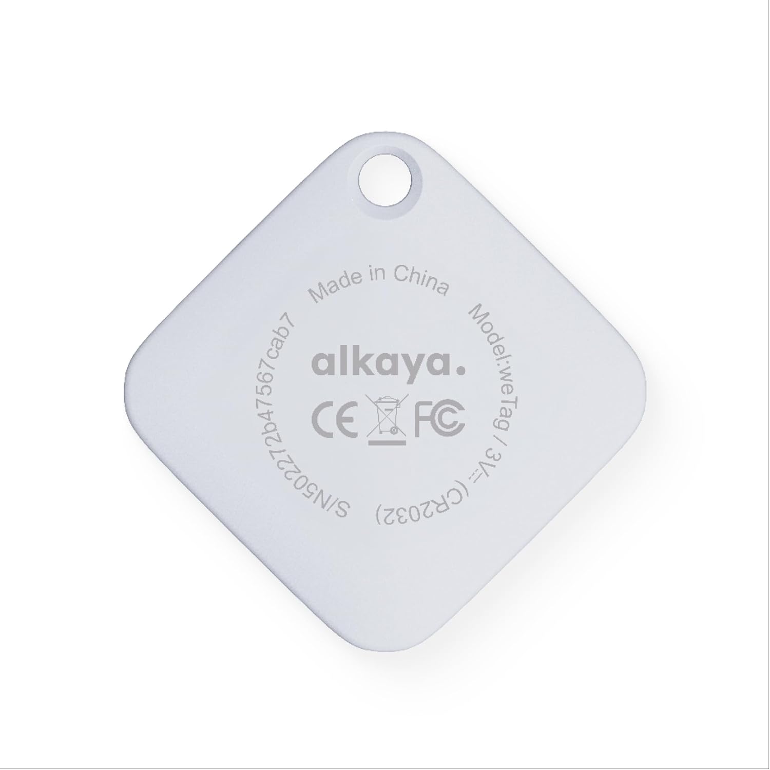 ALKAYA A TAG GPS TRACKER - WHITE