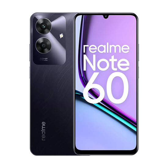 REALME NOTE 60 DUAL SIM 6GB RAM 128GB - BLACK