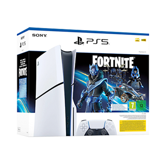 Sony PlayStation 5 Slim Disc Edition 1TB + Fortnite - White