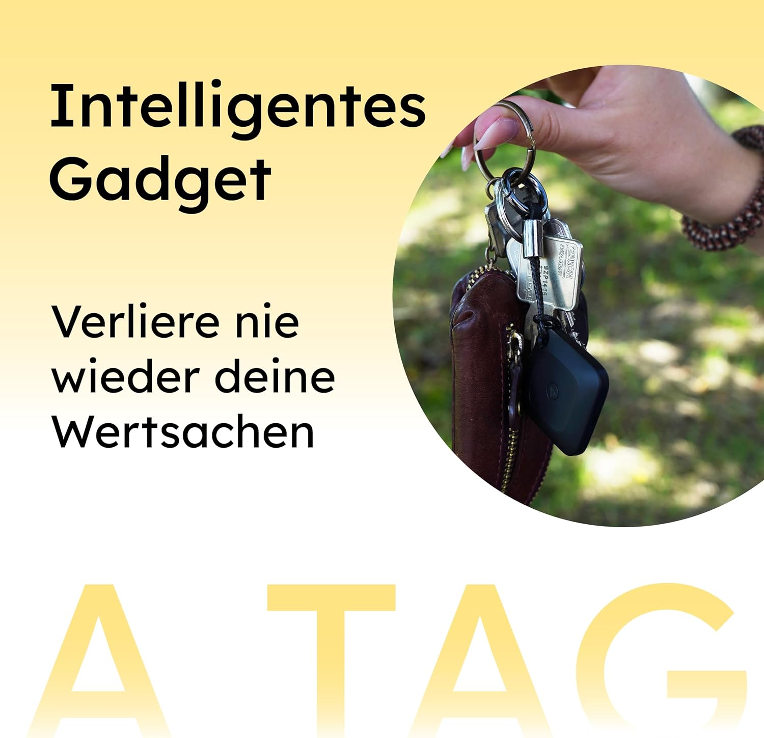 ALKAYA A TAG GPS TRACKER - BLACK