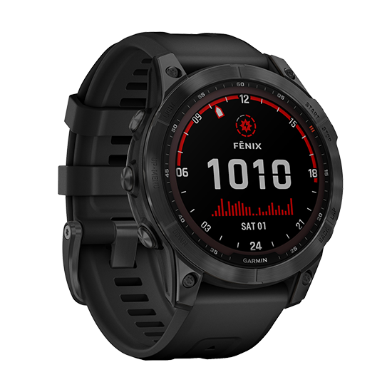 WATCH GARMIN FENIX 7X SOLAR GPS 51MM GRAPHITE BAND - SLATE GREY