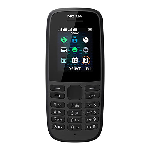 NOKIA 105 2019 DUAL SIM BLACK NON EU