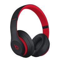 BEATS STUDIO 3 WIRELESS BLUETOOTH HEADPHONES (OVER EAR) DEFIANT BLACK/RED - DECADE COLLECTION