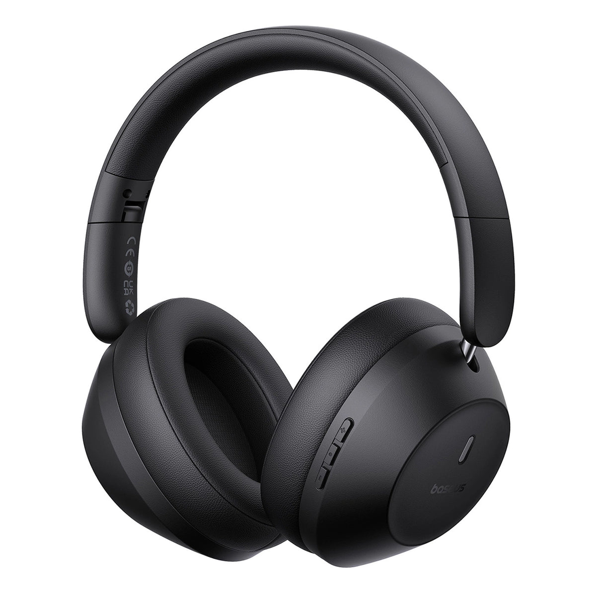 BASEUS BASS 30 MAX WIRELESS ON-EAR BLUETOOTH 5.3 HEADPHONES - BLACK