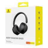 BASEUS BASS 30 MAX WIRELESS ON-EAR BLUETOOTH 5.3 HEADPHONES - BLACK