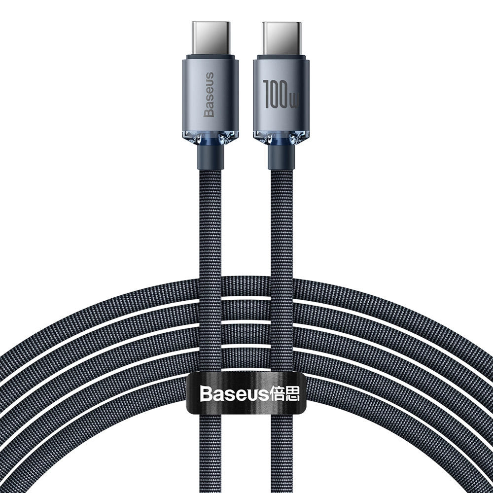 BASEUS CAJY000701 USB-C - USB-C PD CABLE 100W 5A 480MB/S 2M - BLACK