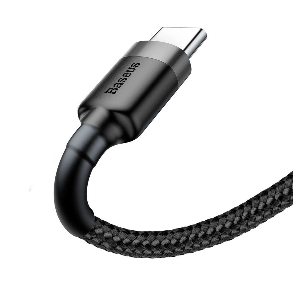 BASEUS CAFULE USB-A / USB-C QC 3.0 3A CABLE 1 M - BLACK-GRAY