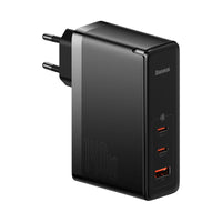 BASEUS GAN5 PRO FAST CHARGER 2XUSB-C + USB 140W EU BLACK (CCGP100201)