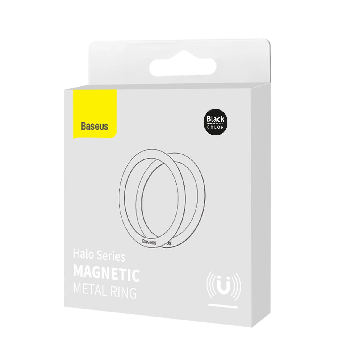 BASEUS HALO SERIES MAGNETIC RING (2 PCS/PACKAGE) BLACK (PCCH000001)