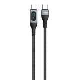 DUDAO L7MAXC USB-C - USB-C PD 100W 1M CABLE WITH DISPLAY - BLACK