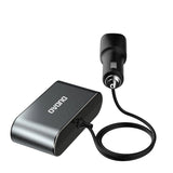 DUDAO CAR CHARGER 2X USB / 3X CIGARETTE LIGHTER SPLITTER BLACK (R1PRO BLACK)