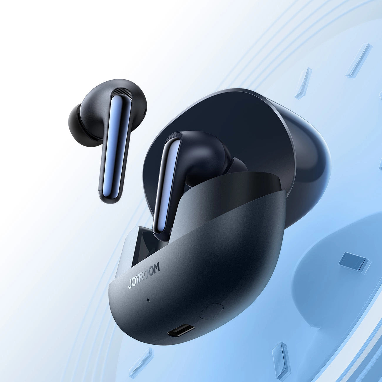 JOYROOM FUNPODS JR-FN2 IN-EAR TWS HEADPHONES WITH BLUETOOTH 5.4, ANC FUNCTION AND IP54 PROTECTION - BLACK