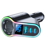 JOYROOM FAST CAR CHARGER 4IN1 USB-A QC3.0 / 2XUSB-C PD 150W BLACK (JR-CL21)