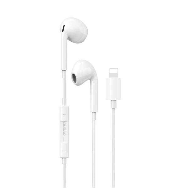 DUDAO X14PROL-W1 IN-EAR HEADPHONES WITH LIGHTNING CONNECTOR WHITE (X14PROL-W1)