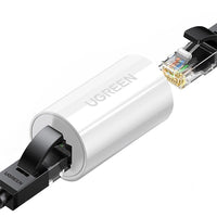 NW116 CONNECTOR FOR RJ45 CAT. TWISTED PAIR NETWORK CABLES. 5E/6 UP TO 100M 1GB/S - WHITE