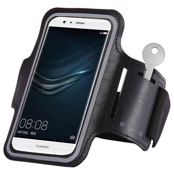 UNIVERSAL RUNNING ARMBAND FOR 6" SMARTPHONES BLACK