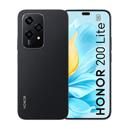 HONOR 200 LITE 5G DUAL SIM 8GB RAM 256GB - MIDNIGHT BLACK