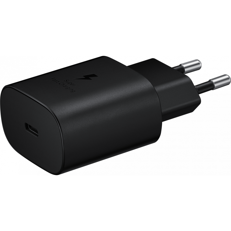 SAMSUNG 25W FAST CHARGER ADAPTER EP-TA800 USB-C BULK - BLACK